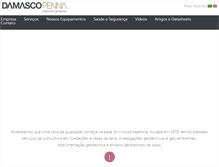 Tablet Screenshot of damascopenna.com.br